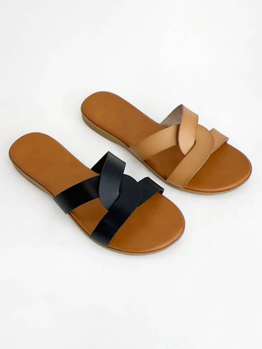 Black Ample Sandal